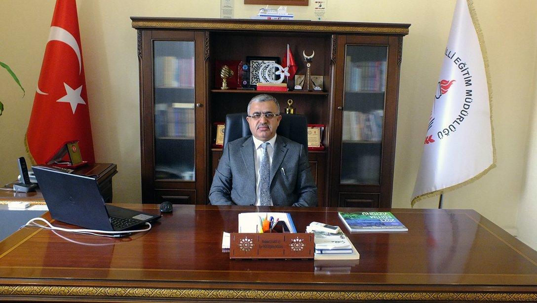 İlçe Milli Eğitim Müdürü Mehmet SARITAŞ'ın 29 Ekim Cumhuriyet Bayramı Mesajı