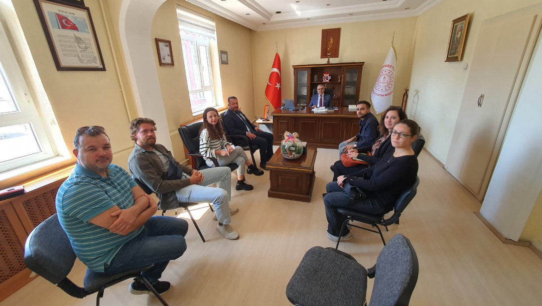 PİKOLO Derneği İlçe Milli Eğitim Müdürü Mehmet SARITAŞ'ı Ziyaret Etti