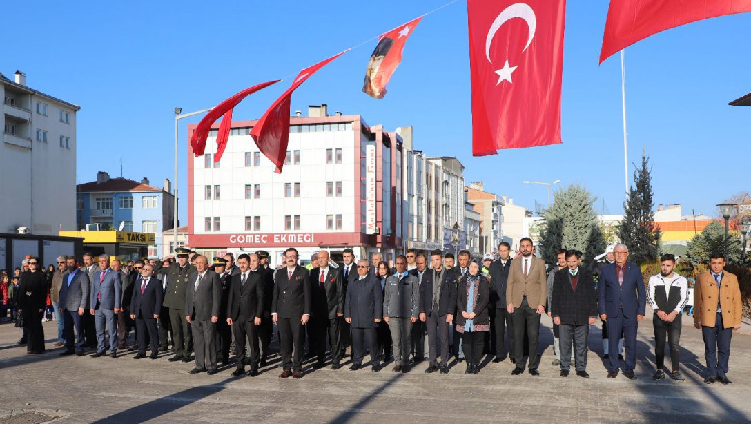 10 Kasım Atatürk'ü Ölümünün 84,Yıl Dönümü Anma Programı Gerçekleştirildi