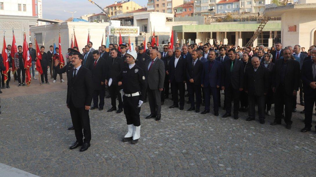 10 Kasım Atatürk'ün Ölümünün 85.Yıl Dönümü Anma Programı Gerçekleştirildi
