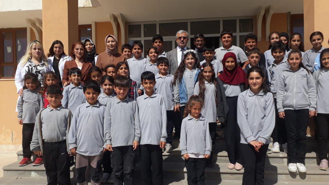 İlçe Milli Eğitim Müdürümüz Mehmet SARITAŞ Çimen İlk ve Ortaokulu ile Kandil ŞEŞ İlk ve Ortaokulunu Ziyaret Etti