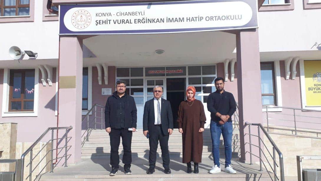 İlçe Milli Eğitim Müdürümüz Mehmet SARITAŞ Şehit Vural Erğinkan İmam Hatip Ortaokulu, Yeniceoba İhsan Geyik Anadolu Lisesi ve Kütükuşağı Şehit Burhan Küçükkartal İlk ve Ortaokulunu ziyaret Etti